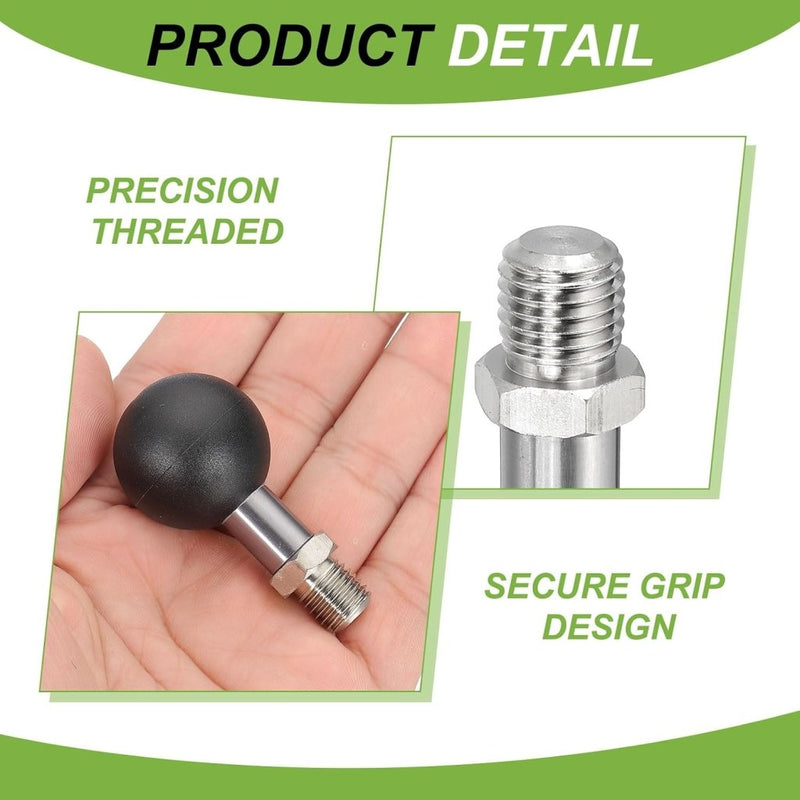 Load image into Gallery viewer, Kogeladapter 1 inch met M6 schroefdraad van roestvrij staal – ball mount adapter – camera accessoires - happygetfit.com
