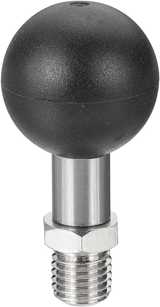 Load image into Gallery viewer, Kogeladapter 1 inch met M6 schroefdraad van roestvrij staal – ball mount adapter – camera accessoires - happygetfit.com
