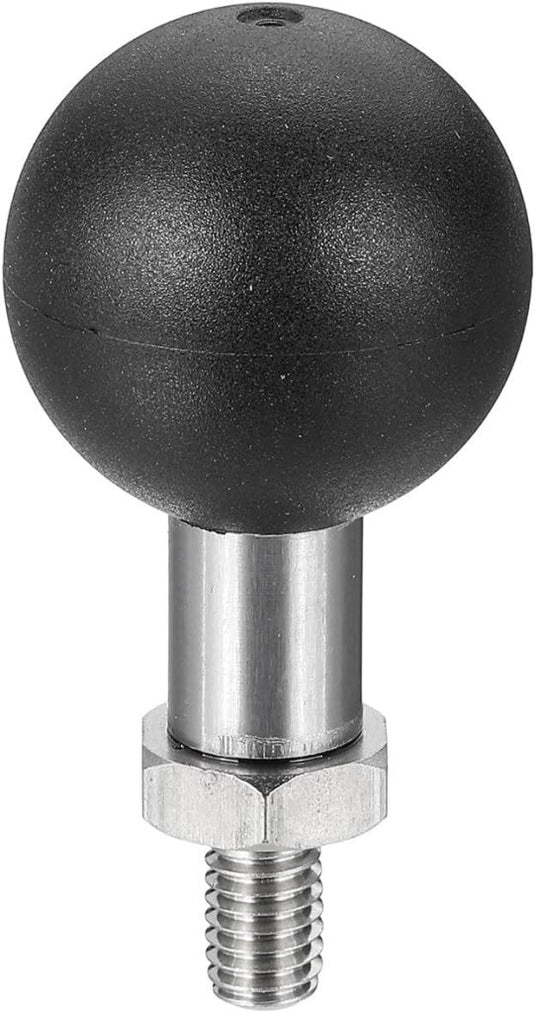 Kogeladapter 1 inch met M6 schroefdraad van roestvrij staal – ball mount adapter – camera accessoires - happygetfit.com