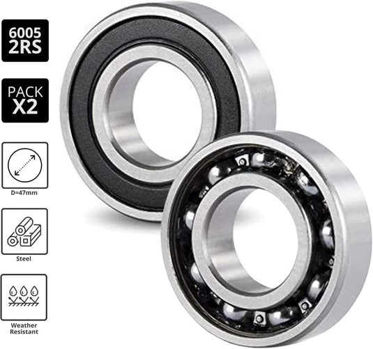 Kogellagers 6006-2RS set van 5 30 x 55 x 13 mm - happygetfit.com