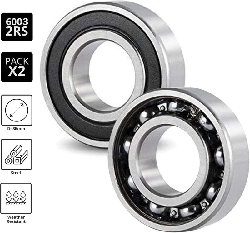Load image into Gallery viewer, Kogellagers 6006-2RS set van 5 30 x 55 x 13 mm - happygetfit.com
