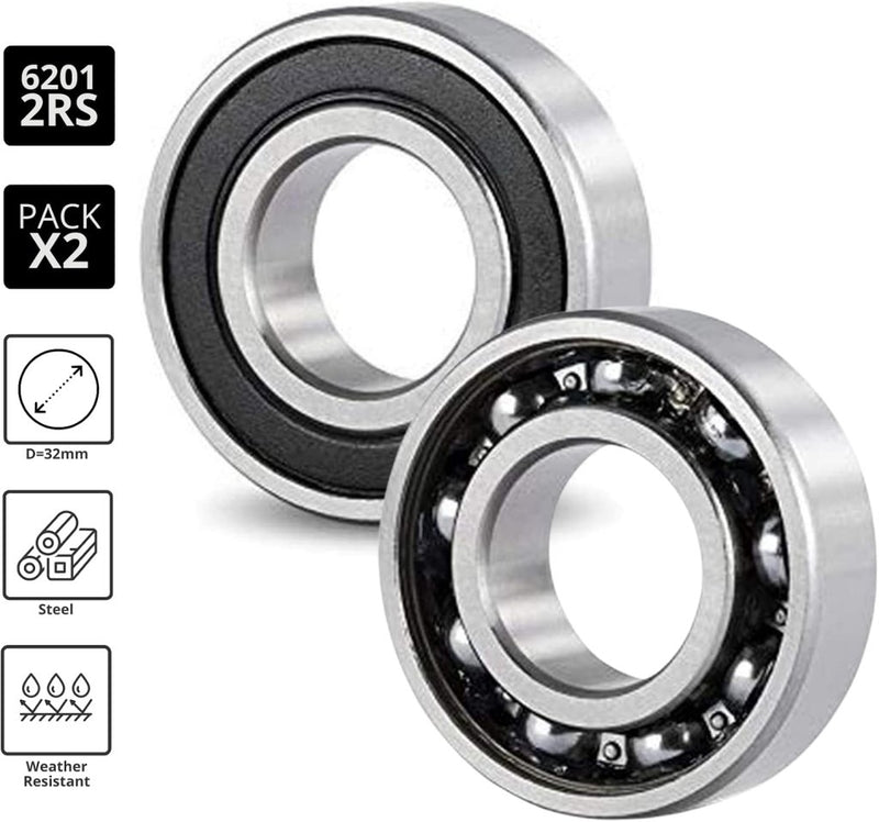 Load image into Gallery viewer, Kogellagers 6006-2RS set van 5 30 x 55 x 13 mm - happygetfit.com
