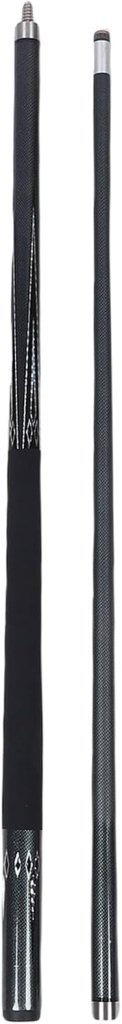 Koolstofvezel Biljartkeu met 13 mm Tip – Professionele Pool Cue met Rubberen Bumper - happygetfit.com
