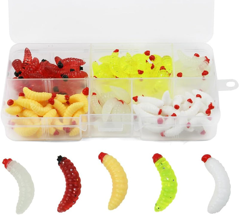 Bild im Galerie-Viewer laden, Kunstaas set 120-delig met spinners, softbaits en hardbaits inclusief opbergdoos – roofvisaas – hengelsportaccessoires - happygetfit.com
