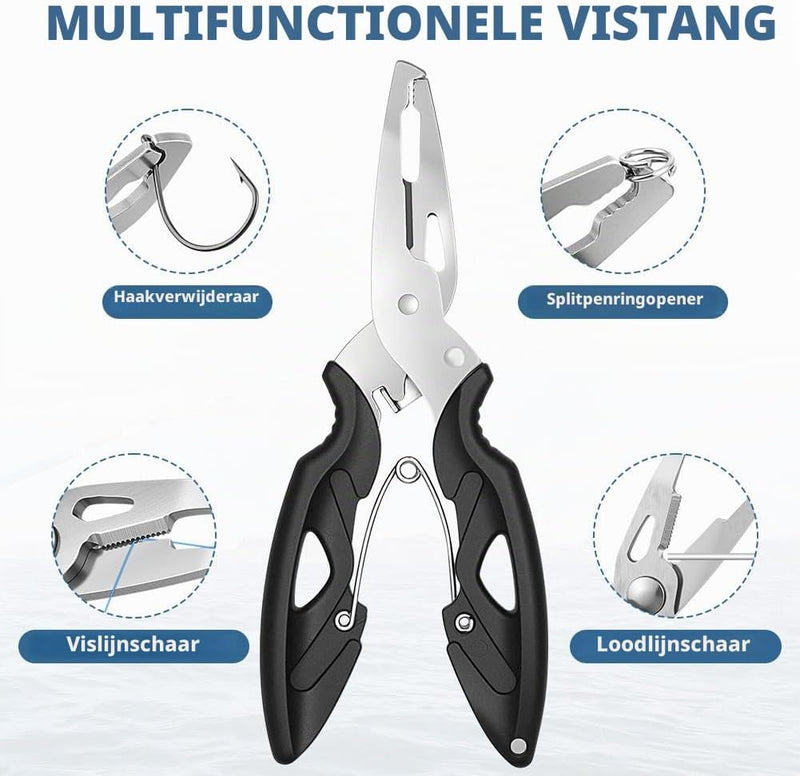 Laad afbeelding in Galerijviewer, Kunstaas set 158-delig met minnows, softbaits, vishaken en vistang inclusief opbergdoos – roofvismateriaal – visaccessoires - happygetfit.com
