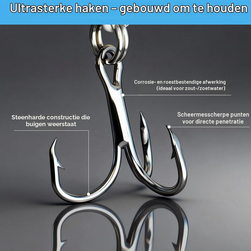 Load image in Gallery Viewer, Kunstaas wobblers 3 stuks 13,5 cm met 8 bewegende segmenten en stalen onderlijnen – snoekaas – jerkbaits - happygetfit.com
