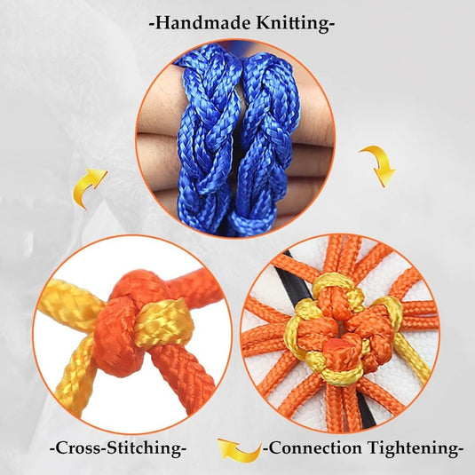 laeeyin Balnet, tas, draagbaar, balnet, sportbal, balnet voor voetbal, basketbal, balnet, 1 bal, hoge dikte handgrepen - happygetfit.com