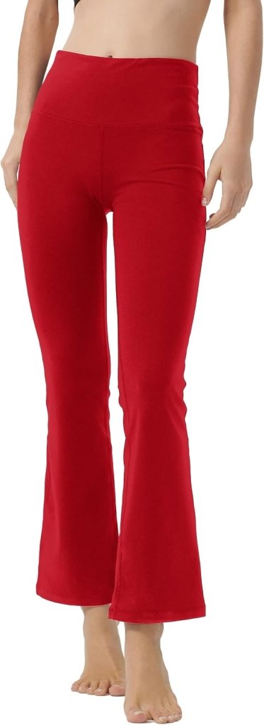 Load image into Gallery viewer, LaiEr Yoga Broek voor Vrouwen Tummy Control Workout Bootleg Broek Hoge Taille 4 Way Stretch Broek met Binnenzakken. - happygetfit.com
