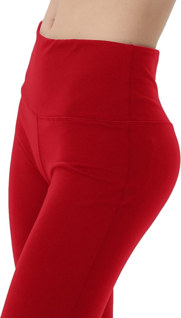Load image into Gallery viewer, LaiEr Yoga Broek voor Vrouwen Tummy Control Workout Bootleg Broek Hoge Taille 4 Way Stretch Broek met Binnenzakken. - happygetfit.com
