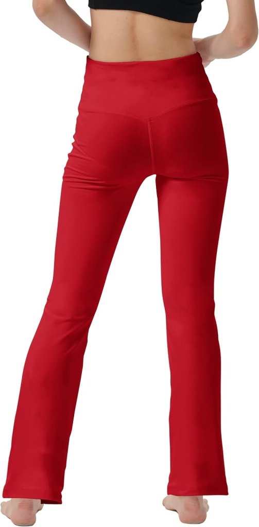 LaiEr Yoga Broek voor Vrouwen Tummy Control Workout Bootleg Broek Hoge Taille 4 Way Stretch Broek met Binnenzakken. - happygetfit.com