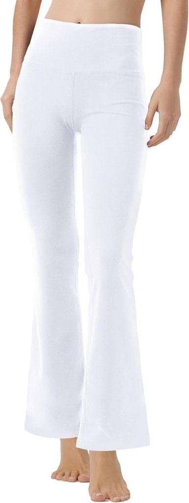 LaiEr Yoga Broek voor Vrouwen Tummy Control Workout Bootleg Broek Hoge Taille 4 Way Stretch Broek met Binnenzakken. - happygetfit.com