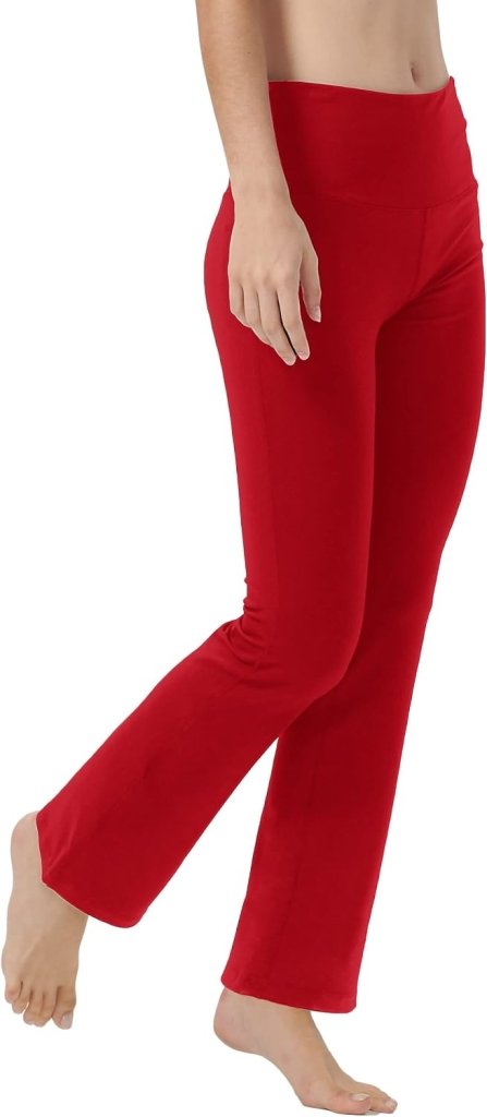 Load image into Gallery viewer, LaiEr Yoga Broek voor Vrouwen Tummy Control Workout Bootleg Broek Hoge Taille 4 Way Stretch Broek met Binnenzakken. - happygetfit.com
