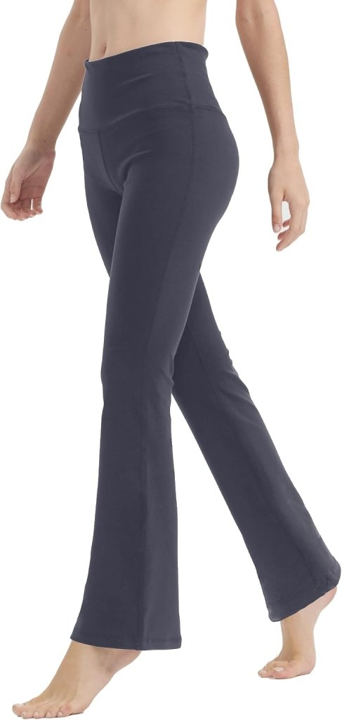Load image into Gallery viewer, LaiEr Yoga Broek voor Vrouwen Tummy Control Workout Bootleg Broek Hoge Taille 4 Way Stretch Broek met Binnenzakken. - happygetfit.com
