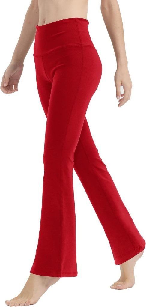 Load image into Gallery viewer, LaiEr Yoga Broek voor Vrouwen Tummy Control Workout Bootleg Broek Hoge Taille 4 Way Stretch Broek met Binnenzakken. - happygetfit.com
