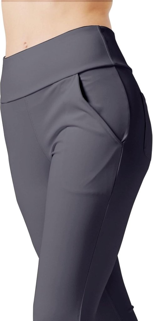 Laad afbeelding in Galerijviewer, LaiEr Yogabroek Voor Dames Met 4 zakken Hoge Taille Werkbroek 4-way Stretch Tummy Control Lange Flare Broek - happygetfit.com
