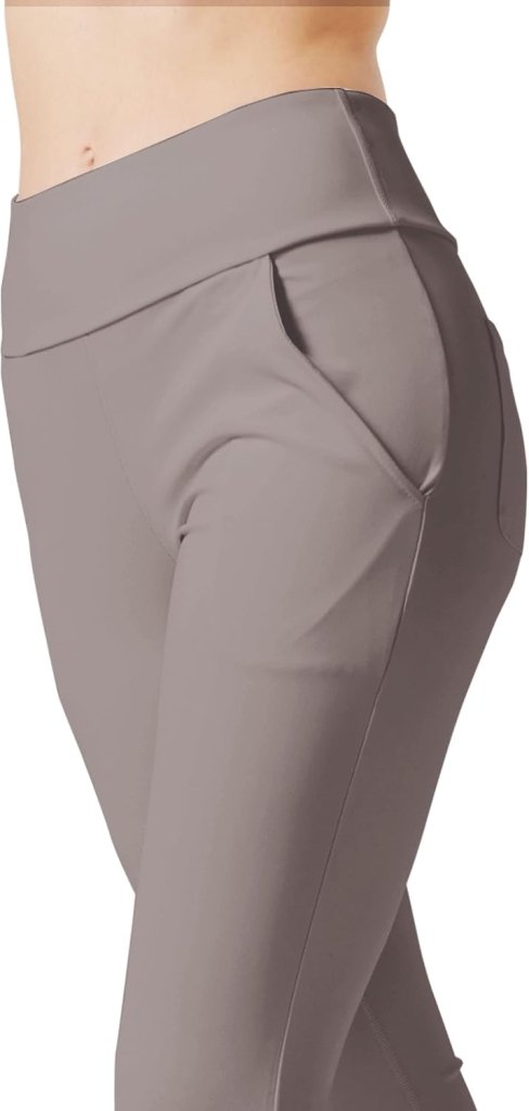 Laad afbeelding in Galerijviewer, LaiEr Yogabroek Voor Dames Met 4 zakken Hoge Taille Werkbroek 4-way Stretch Tummy Control Lange Flare Broek - happygetfit.com
