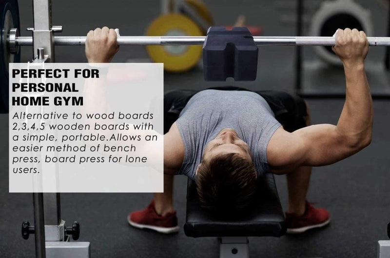 Load image into Gallery viewer, LARA STAR Bench Press Block Press Blocks Boards, Adjustable 2-5 Bench Board, Home Gym Workout Fitness Accessories for Increase Your Bench Press - happygetfit.com
