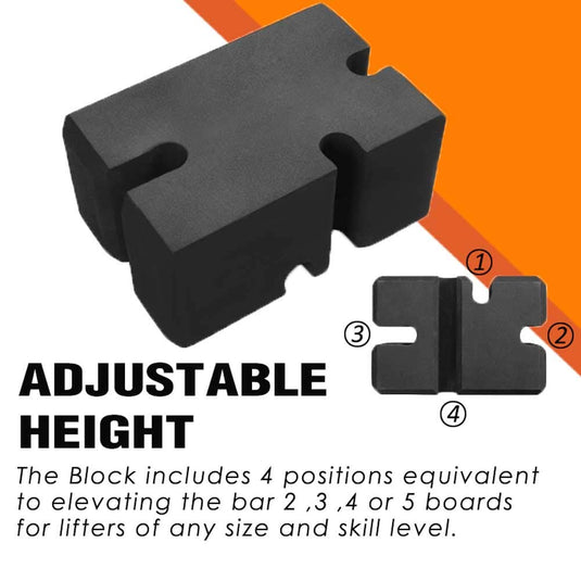 LARA STAR Bench Press Block Press Blocks Boards, Adjustable 2-5 Bench Board, Home Gym Workout Fitness Accessories for Increase Your Bench Press - happygetfit.com