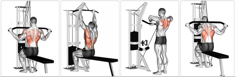 Załaduj obraz do przeglądarki galerii, Lat pulldown bar 85 cm met draaischarnier en antislip handgrepen – kabelstang – fitness accessoire - happygetfit.com
