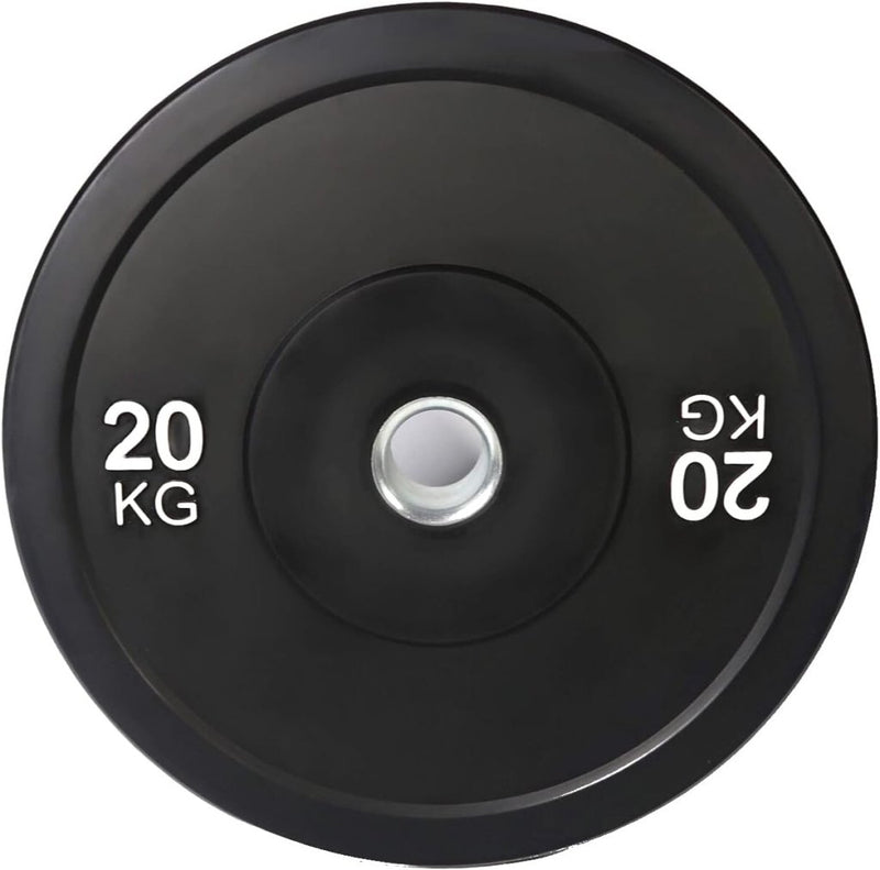 Laad afbeelding in Galerijviewer, Leadman 20 kg Olympische Bumper Plates, 2 inch, Zwart, Barbell Plates, IWF Standaard, Home Gym, Fitness, Oefenapparatuur, Gym Apparatuur, Bodybuilding, Crossfit, Krachttraining - happygetfit.com
