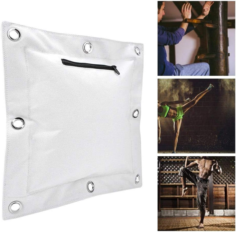 Laad afbeelding in Galerijviewer, Lege zandzak Wandgemonteerde canvas bokszak met rits voor vechtsport Muay Thai Kung Fu Makiwara - happygetfit.com
