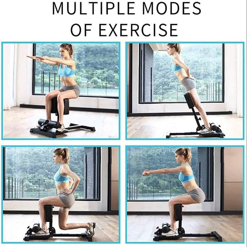Load image into Gallery viewer, leikefitness Sissy Squat Machine, Deluxe Multi-Function Deep Sissy Squat Bench Workout Station, Leg Exercise Machine for Home Gym - happygetfit.com
