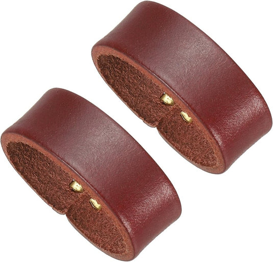 Leren riemlussen 2 stuks voor riemen 38-40 mm – riemhouders – vervangende keeper loops - happygetfit.com