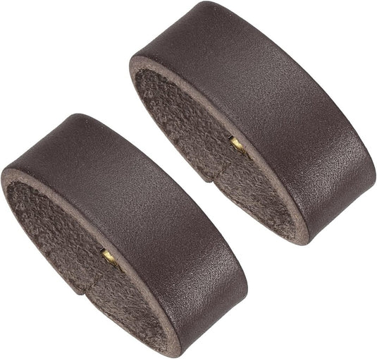 Leren riemlussen 2 stuks voor riemen 38-40 mm – riemhouders – vervangende keeper loops - happygetfit.com