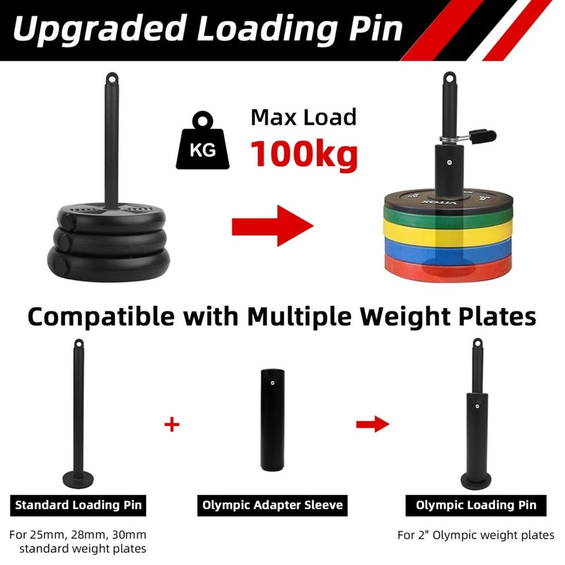 Laad afbeelding in Galerijviewer, LFJ LAT Pull Down and Lift Weight Pulley System Cable Machine Pulley Attachment for Triceps Pull Down, Biceps Curl, Back, Forearm, Shoulder Home Gym Equipment - happygetfit.com

