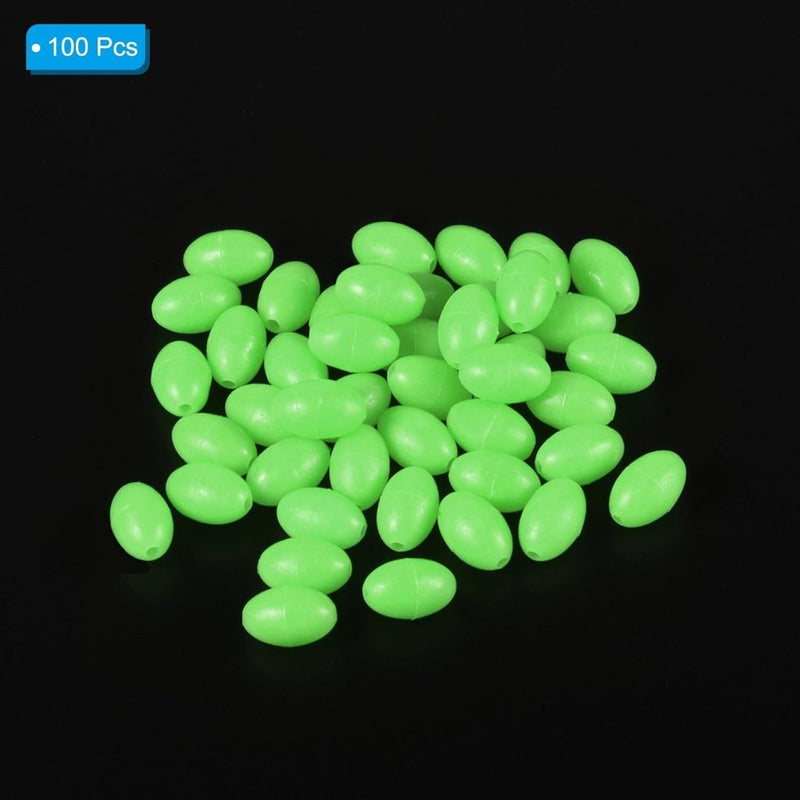 Load image into Gallery viewer, Lichtgevende viskralen 100 stuks 8 x 6 mm met opbergdoos – glow beads – visaccessoires - happygetfit.com

