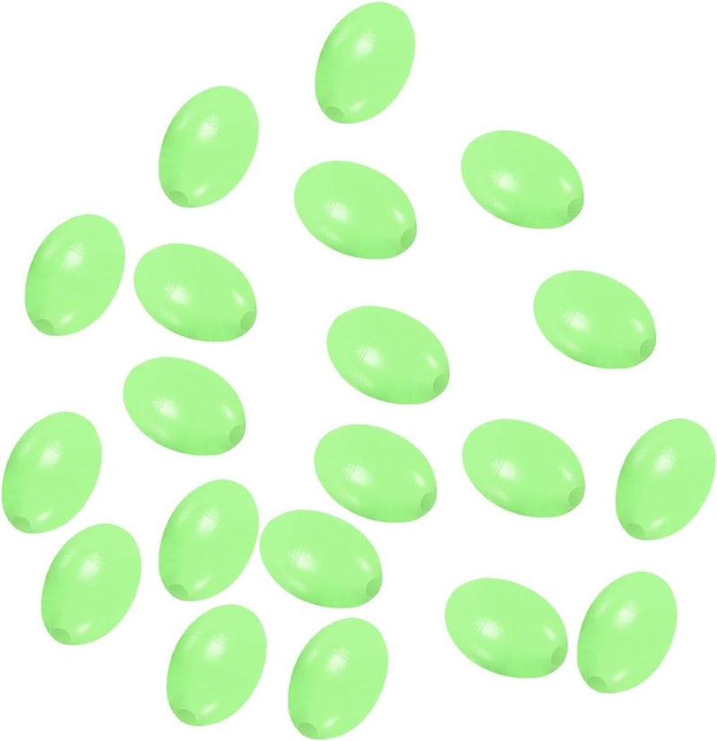 Load image into Gallery viewer, Lichtgevende viskralen 100 stuks 8 x 6 mm met opbergdoos – glow beads – visaccessoires - happygetfit.com
