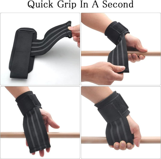 Gebruik deze stapsgewijze handleiding om de zwarte Stevige-hefriemen om uw pols te wikkelen voor een veilige grip tijdens krachttraining, wat zorgt voor maximale kracht en ondersteuning. Ideaal om het proces snel en efficiënt onder de knie te krijgen.