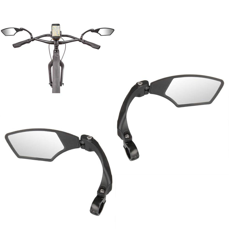 Laad afbeelding in Galerijviewer, M-Wave Unisex's Spy Space Bicycle Mirror Set, Black - happygetfit.com
