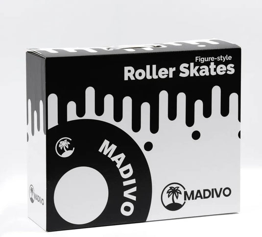 Madivo Pastel Klassieke retro rolschaatsen voor dames | ABEC-7 kogellagers | meisjes rolschaatsen, skeelers| blauw/koraal | maat 35, 36, 37, 38, 39, 40, 41 - happygetfit.com