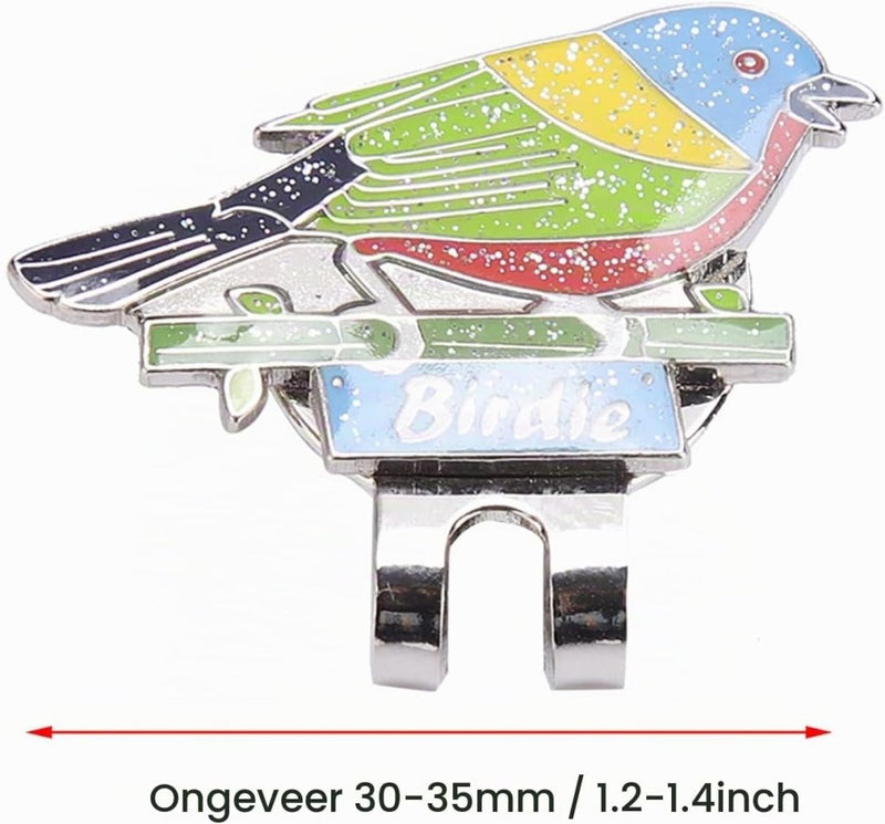 Load image into Gallery viewer, Magnetische golfbal marker met roestvrijstalen petclip en decoratief ontwerp – balmarker – golfaccessoires - happygetfit.com
