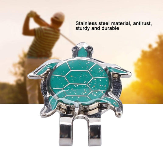 Magnetische golfbal marker met roestvrijstalen petclip en decoratief ontwerp – balmarker – golfaccessoires - happygetfit.com