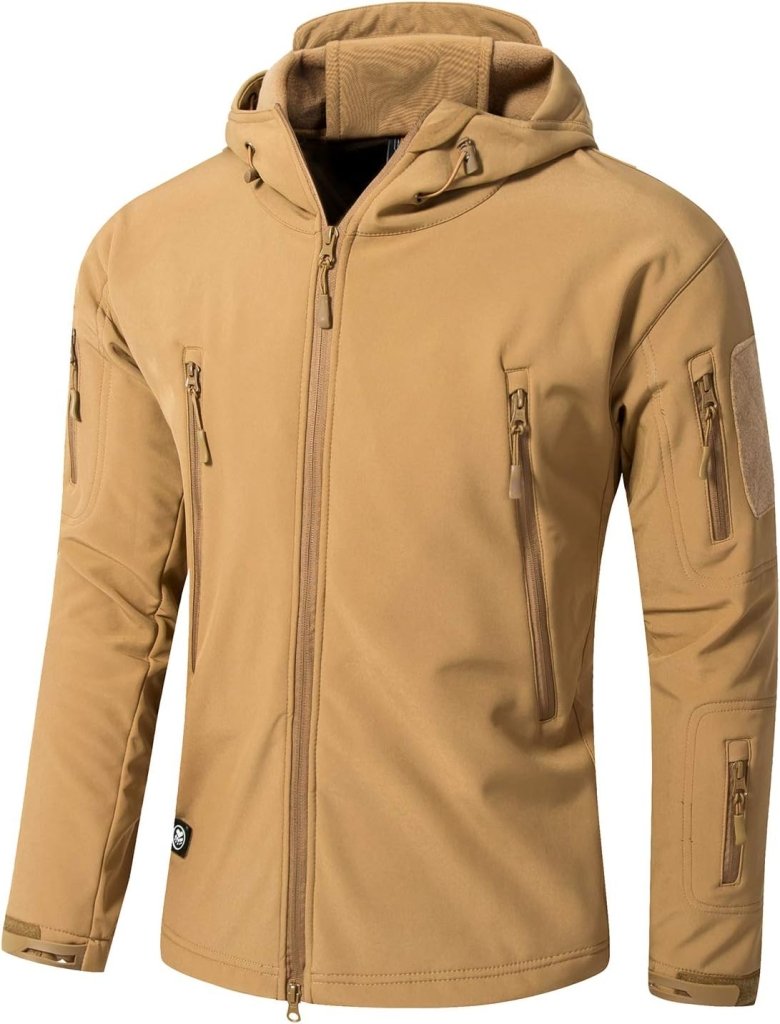 Load image into Gallery viewer, Mannen s Camouflage Tactische Jas en Jas Militaire Jas Waterdichte Zachte Shell Jassen Windbreaker Jacht Kleding - happygetfit.com
