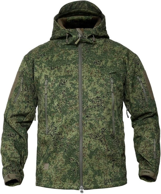 Mannen s Camouflage Tactische Jas en Jas Militaire Jas Waterdichte Zachte Shell Jassen Windbreaker Jacht Kleding - happygetfit.com