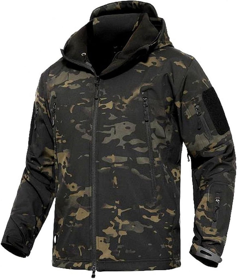 Load image into Gallery viewer, Mannen s Camouflage Tactische Jas en Jas Militaire Jas Waterdichte Zachte Shell Jassen Windbreaker Jacht Kleding - happygetfit.com

