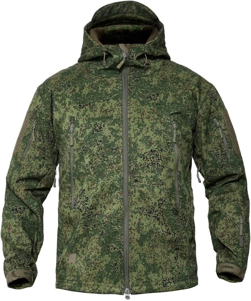 Load image into Gallery viewer, Mannen s Camouflage Tactische Jas en Jas Militaire Jas Waterdichte Zachte Shell Jassen Windbreaker Jacht Kleding - happygetfit.com

