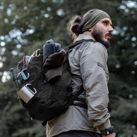 Mardingtop 25L Tactische Militaire Rugzak voor Buitenuitrusting Aanvalsrugzak met MOLLE Systeem Trekking Tas voor Wandelen Camping - happygetfit.com