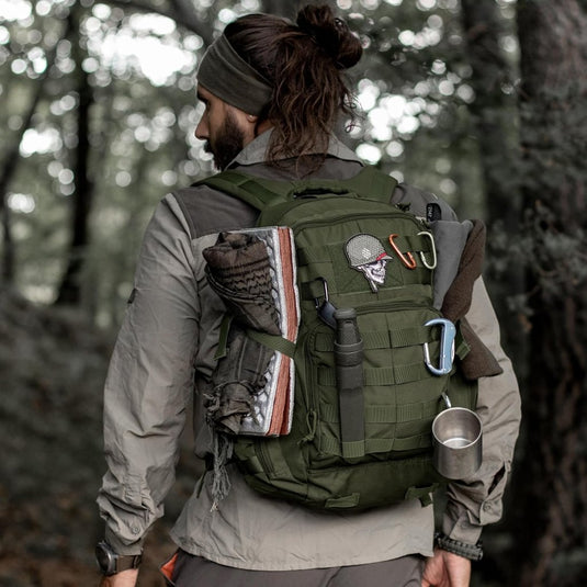 Mardingtop 25L Tactische Militaire Rugzak voor Buitenuitrusting Aanvalsrugzak met MOLLE Systeem Trekking Tas voor Wandelen Camping - happygetfit.com