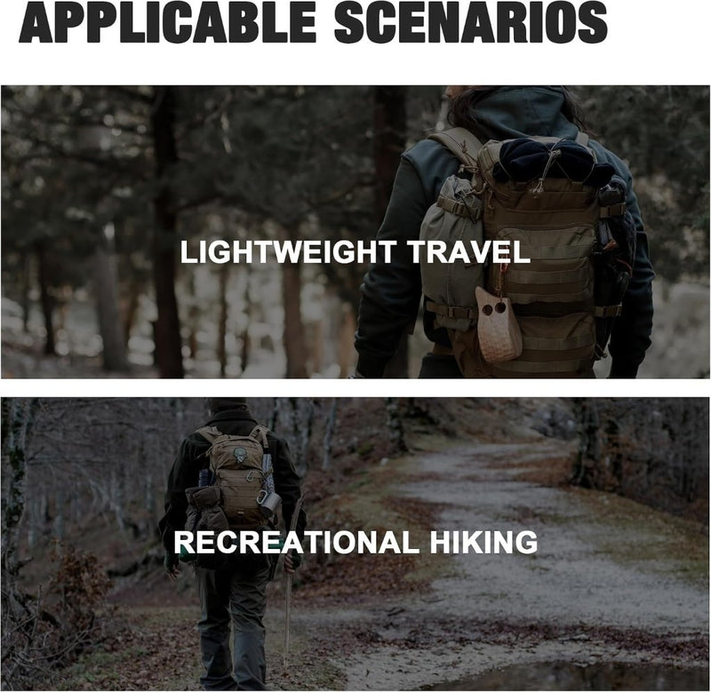 Load image into Gallery viewer, Mardingtop 25L Tactische Militaire Rugzak voor Buitenuitrusting Aanvalsrugzak met MOLLE Systeem Trekking Tas voor Wandelen Camping - happygetfit.com

