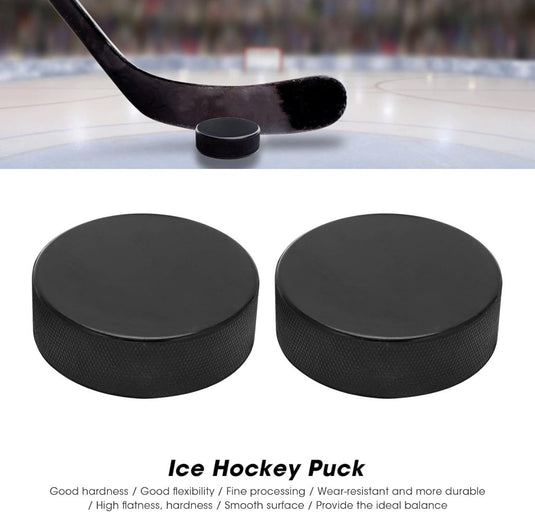 Massieve rubberen ijshockeypuck voor training en oefening - happygetfit.com