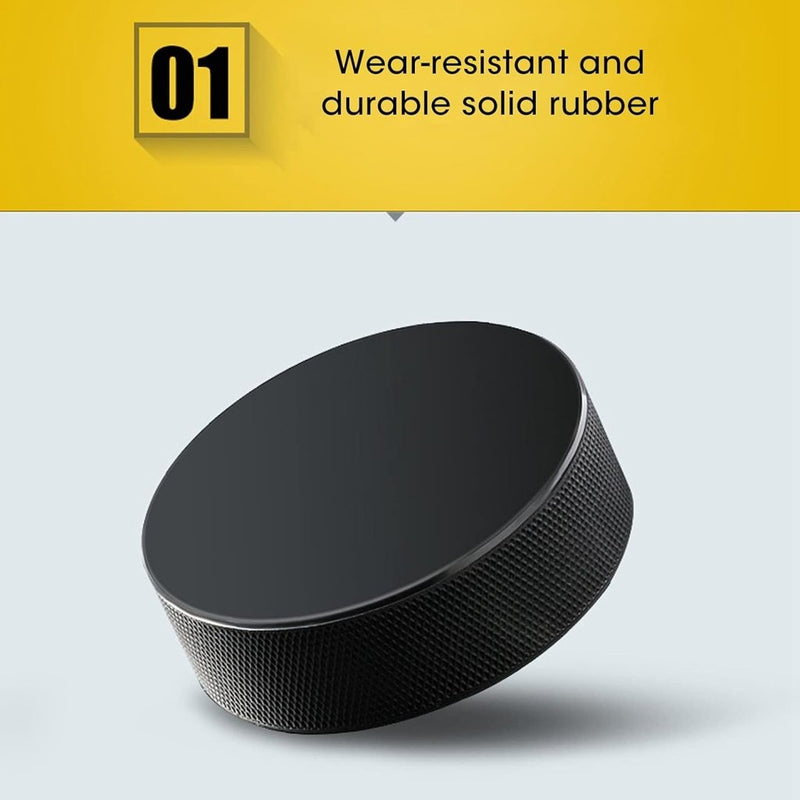 Load image into Gallery viewer, Massieve rubberen ijshockeypuck voor training en oefening - happygetfit.com
