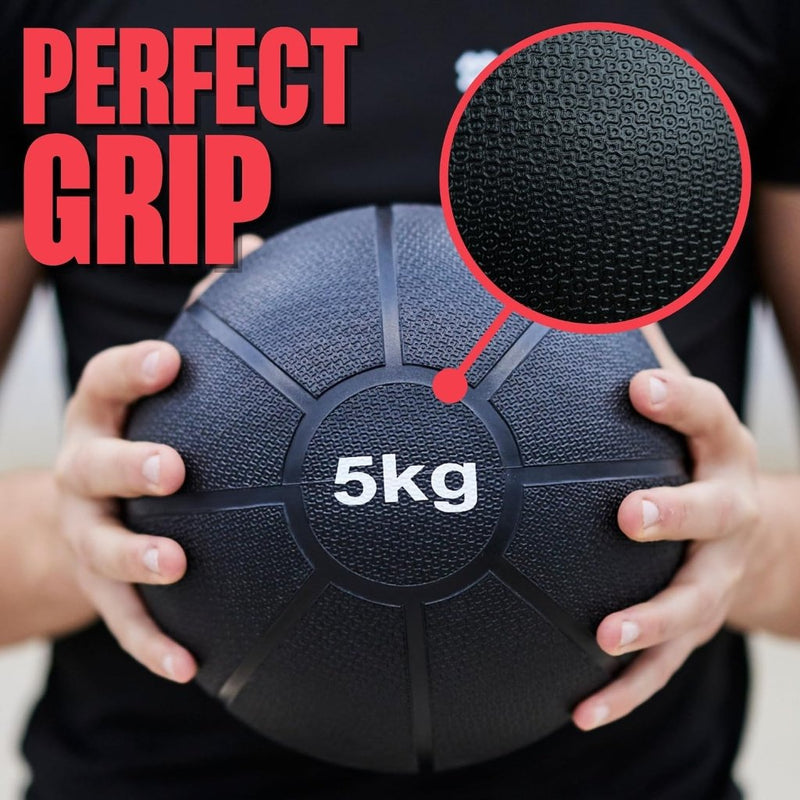 Load image into Gallery viewer, MATCHU - Medicijnbal - Medicine ball - Fitnessbal - Beschikbaar in 1,2,3,4 en 5 KG - Massief Rubber - happygetfit.com
