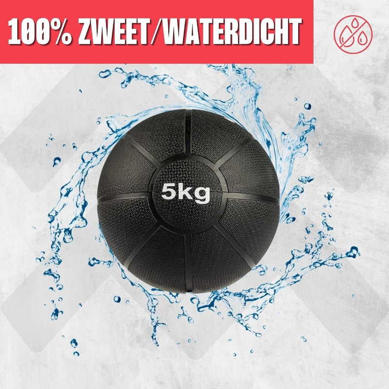 Load image into Gallery viewer, MATCHU - Medicijnbal - Medicine ball - Fitnessbal - Beschikbaar in 1,2,3,4 en 5 KG - Massief Rubber - happygetfit.com
