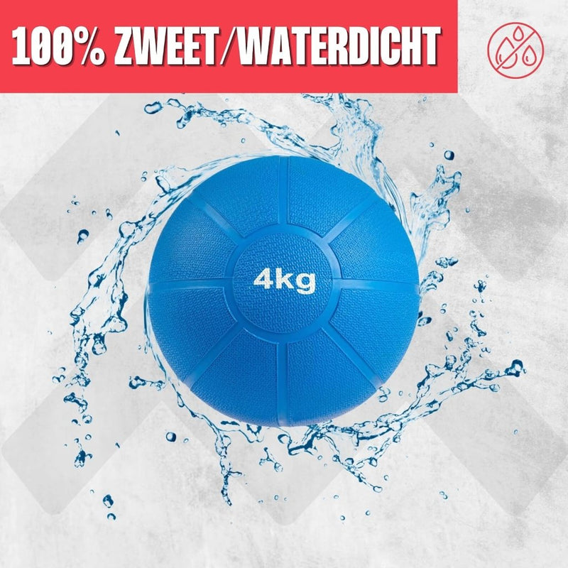 Load image into Gallery viewer, MATCHU - Medicijnbal - Medicine ball - Fitnessbal - Beschikbaar in 1,2,3,4 en 5 KG - Massief Rubber - happygetfit.com
