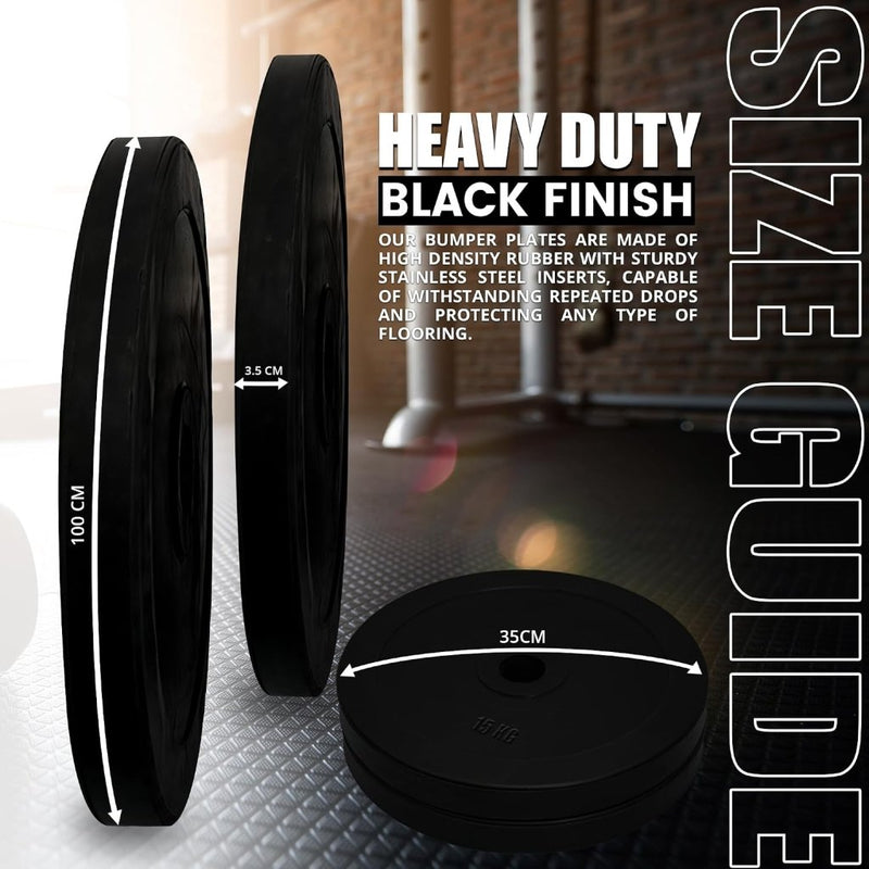 Load image into Gallery viewer, Max Strength Olympische rubberen halterschijven 2 inch zwarte kleur premium volledig rubber omhuld voor thuissportschool, fitnessoefening, heffen, vetverlies, gescheurd, crossfit, kalisthenics - happygetfit.com
