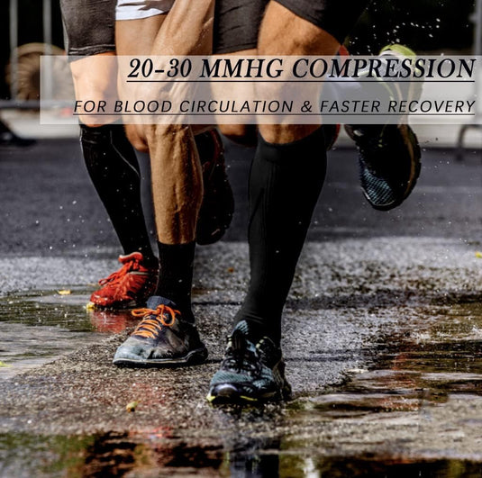 Maximale ondersteuning en comfort – Ontdek de kracht van compressiekousen! 🏃‍♂️🦵 - happygetfit.com
